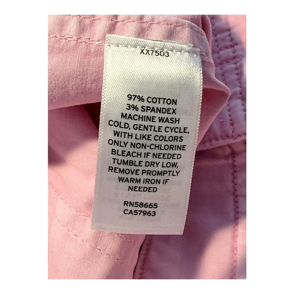 BP Wide Leg Cargo Pants Y2K Pink Cotton Blend Casual Trousers Size 28 NWOT‎